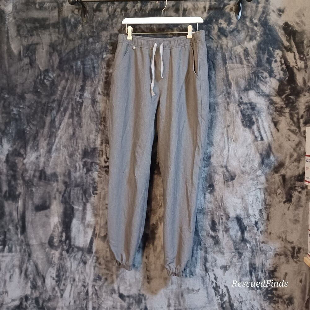 Mens FIGS Heather Grey Tansen Scrub Pants Medium
